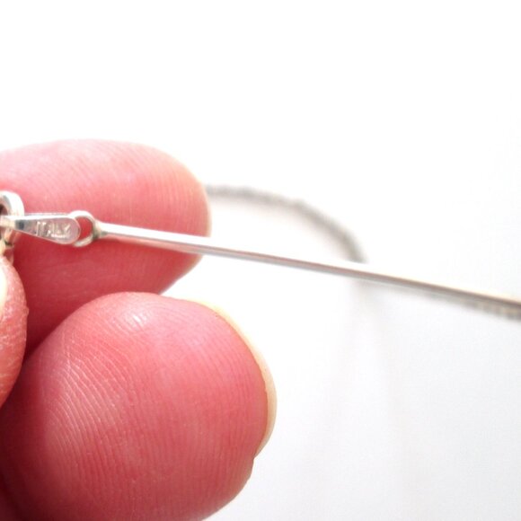 ✨💙 RARE IVAN DOBREN STERLING SILVER AND 14K GOLD BLUE TOPAZ PENDANT NECKLACE - Picture 10 of 16